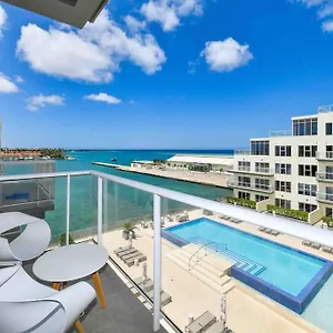 *new* 2bd 2bath Apt With Ocean View, Pool, Gym Oranjestad
